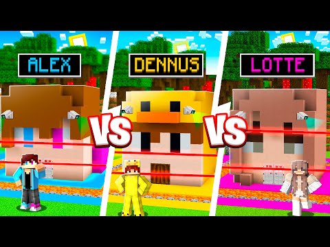 3 MEEST VEILIGSTE HUIZEN OOIT BOUWEN In MINECRAFT! (Challenge)