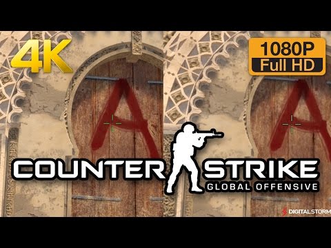 4K vs 1080p Graphics Comparison – Counter Strike Global Offensive