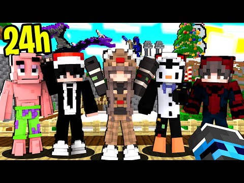 5 FAN GIOCANO NEL MIO MONDO PER 24 ORE – MINECRAFT ITA (2021)