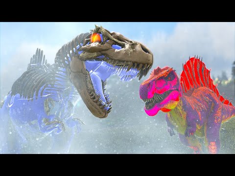 A MEGA TRANSFORMAÇÃO DO SUPER HÍBRIDO SPINOREX INJUSTIÇADO! ARK SURVIVAL EVOLVED – DINOSSAUROS