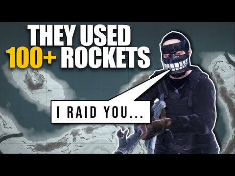 a ZERG RAIDED ME with 100+ ROCKETS | Rust Solo Survival (4 of 4)