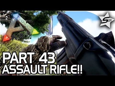 ADVANCED ASSAULT RIFLE!! – THE ALPHA DINO HUNT! – ARK Survival Evolved PS4 Gameplay Part 43