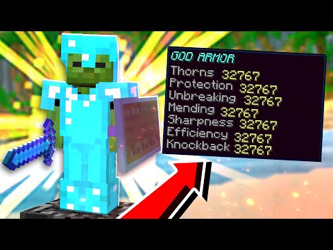 ALL MAX LEVEL Enchantments in Minecraft! (Level 32767)