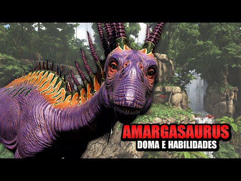 AMARGASAURUS – DOMA E HABILIDADES – PRIMEIRAS IMPRESSÕES – ARK LOST ISLAND