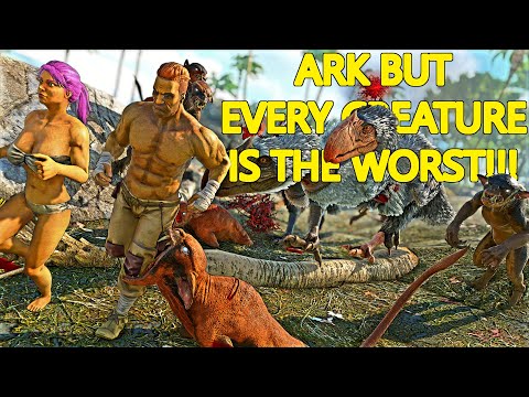Ark but only ANNOYING CREATURES?! | Ark Survival Evolved