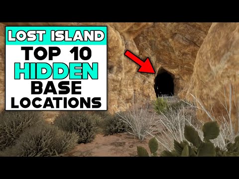 ARK LOST ISLAND TOP 10 HIDDEN BASE LOCATIONS