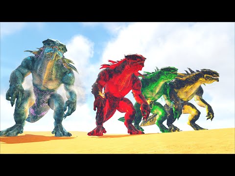ARK: Survival Evolved – 4 Trùm Cuối Colossus Đại Chiến Với Trùm Cuối Pikkon's Revenge, Ai Sẽ Win?