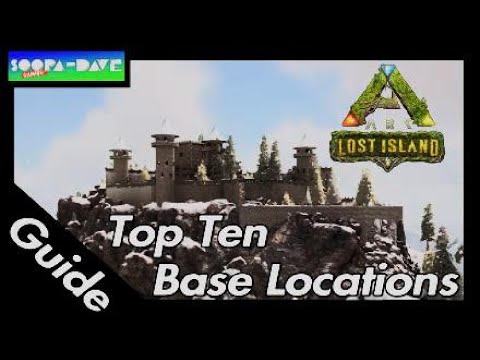 Ark Survival Evolved Lost Island Top 10 PVE Base Locations