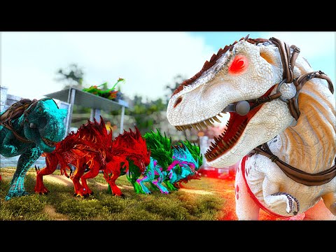 Ark Survival Evolved – O Real Atacou Minha Base e Desafiou Meu Exercito de Dinossauros! (ARK PVP)