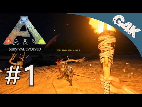 ARK: Survival Evolved Singleplayer Gameplay Part 1 | Everything wants me dead!
