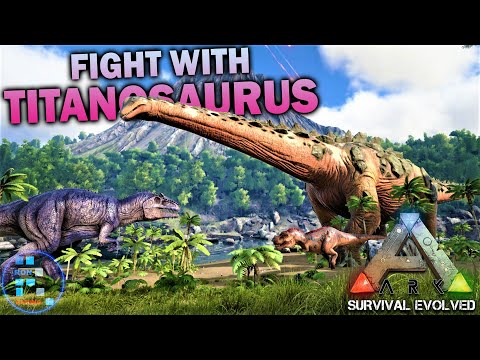 ARK : Survival Evolved | Taming Of Titanosaur Is Quite Funny