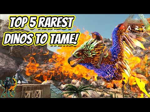 Ark || TOP 5 RAREST CREATURES IN ARK!! Ark Survival Evolved!