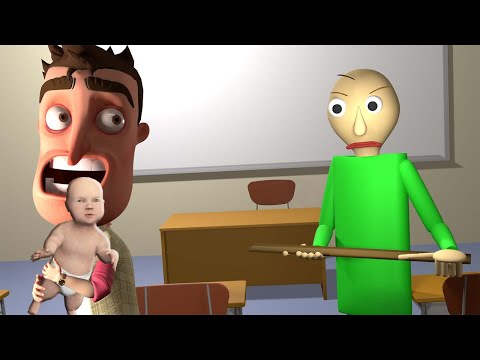BABY WENT TO BALDI'S BASICS?! – Garry's Mod Gameplay