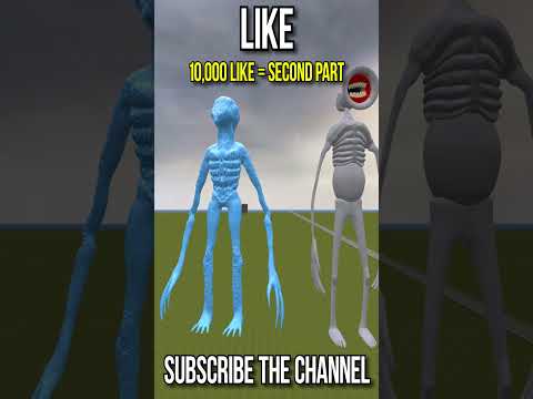 BIGGEST TREVOR HENDERSON CREATURES SIZE COMPARISON PART 1 #shorts Garry's Mod Sandbox
