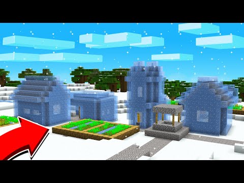CELÁ VESNICE ZAMRZLA V MINECRAFTU!