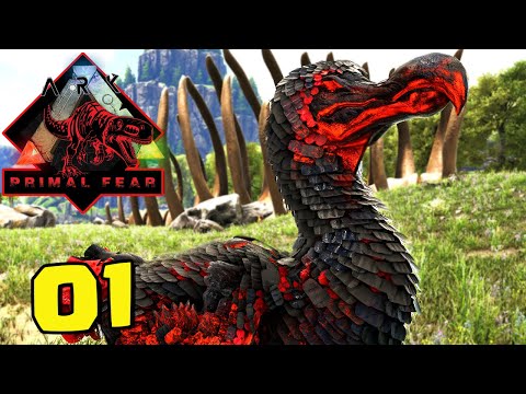 COMEÇANDO BEM em ARK PRIMAL FEAR #01- ARK: SURVIVAL EVOLVED