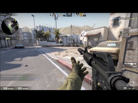 Counter-Strike: Global Offensive – Dust 2 (2017 Map) Gameplay (PC HD) [1080p60FPS]