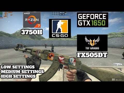 Counter-Strike: Global Offensive – GTX 1650 – ASUS TUF Gaming FX505DT – AMD Ryzen 7 3750H