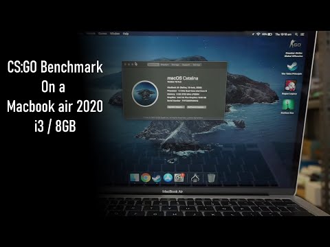 Counter Strike Global Offensive on a Macbook air 13 2020 i3 / 8GB