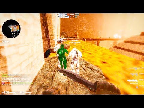 Counter Strike Global Offensive – Zombie Escape Mod on ze_volcano_escape_p2 map