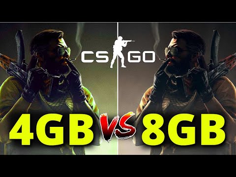 CS:GO 4gb Ram vs 8gb Ram | Counter-Strike: Global Offensive