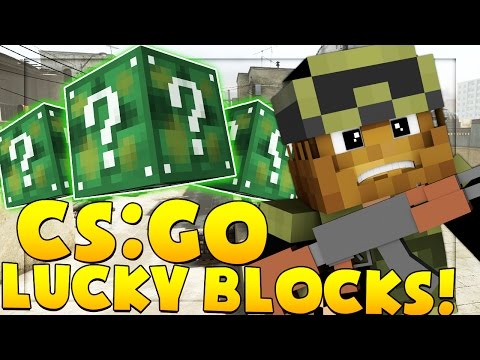 CS:GO LUCKY BLOCK MOD CHALLENGE (Counter Strike Global Offensive) | Minecraft – Lucky Block Mod