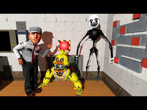 АНИМАТРОНИКИ ПРОТИВ ОХРАННИКА FNAF 3 COOP ► Garry's Mod