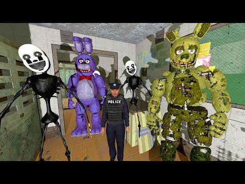 АНИМАТРОНИКИ ПУГАЮТ ОХРАННИКА FNAF 3 COOP ► Garry's Mod