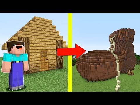 ДОМ НУБА ПРЕВРАТИЛСЯ В БОТИНОК МАЙНКРАФТ ! НУБИК И ТРОЛЛИНГ ЛОВУШКА В MINECRAFT Дак Плей