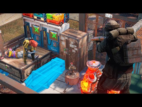 ДОМ из ПРОЗРАЧНЫХ СТЕН! РЕЙЖУ ТОЛЬКО в ОНЛАЙНЕ ВЕСЬ ВАЙП в RUST/РАСТ