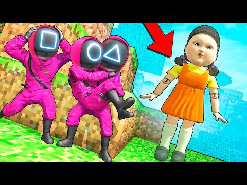 ИГРА В КАЛЬМАРА! ПРЯТКИ В МИРЕ МАЙНКРАФТ В Garry`s Mod