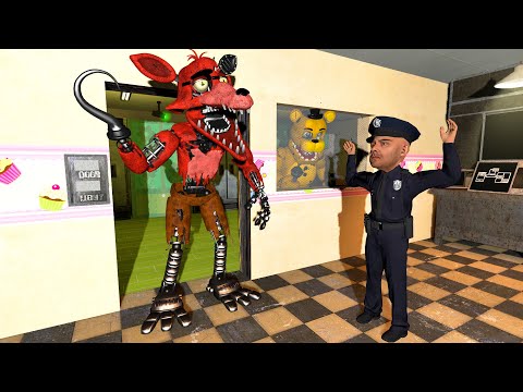 ОХРАННИКИ ПУГАЮТ АНИМАТРОНИКОВ FNAF COOP ► Garry's Mod