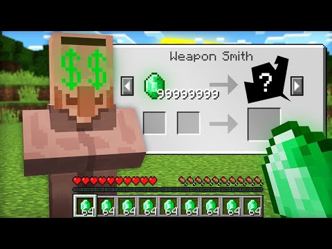 ПОЧЕМУ ЖИТЕЛЬ ПРОДАЁТ ЭТО ТАК ДОРОГО В МАЙНКРАФТ 100% ТРОЛЛИНГ ЛОВУШКА MINECRAFT КОМПОТ