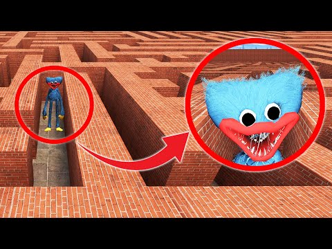 ХАГГИ ВАГГИ ГОНЯЕТСЯ ЗА НАМИ В ЛАБИРИНТЕ Poppy Playtime ► Garry's Mod