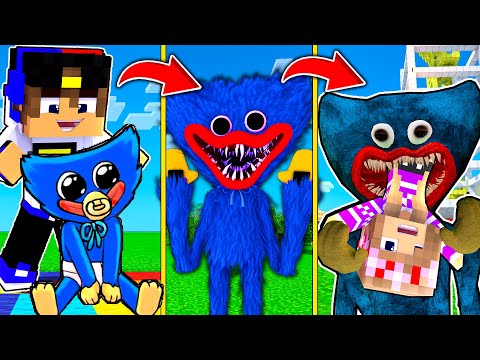 ЭВОЛЮЦИЯ ХАГГИ ВАГГИ Poppy Playtime в МАЙНКРАФТ ! ДЕВУШКА НУБ И ПРО ВИДЕО ТРОЛЛИНГ MINECRAFT
