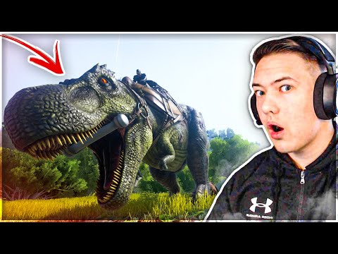 DANAS PADA T-REX!! Ark Survival Evolved w/Noobs