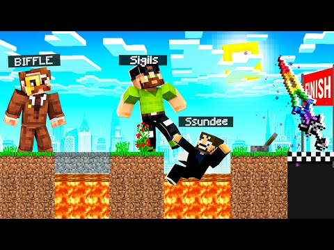 DEATH RACE for INSANE WEAPONS in Minecraft