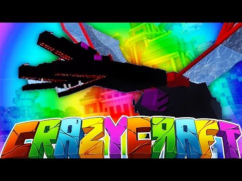DEFEATING THE QUEEN DRAGON – MINECRAFT'S OLDEST MOD PACK CRAZY CRAFT SURVIVAL #15 | JeromeASF