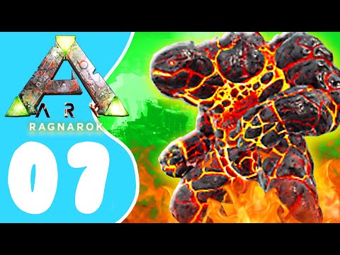 Dino Patruljen #7 – LAVA GOLEM BOSS! // ARK Survival Evolved [Dansk]