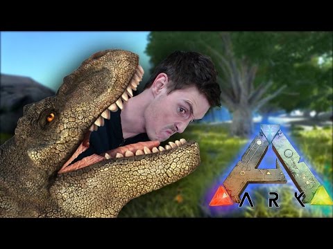 DINOSAUR ATTACKS AUSTRALIAN MAN! – Ark Survival Evolved #1
