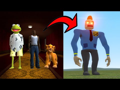 DISTURBING SIREN COP NPC HAS INFINITE HEALTH – Garry's mod Sandbox