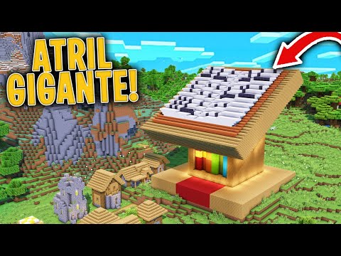 Encontramos un ATRIL GIGANTE en una ALDEA de MINECRAFT 1.18! 😍