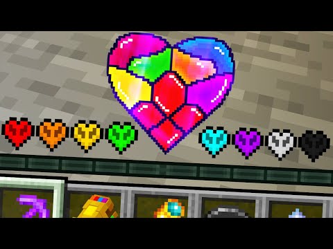 eu tenho apenas um CORAÇÃO GIGANTE do INFINITO no minecraft…