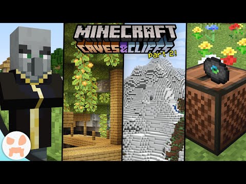 EVERYTHING IN MINECRAFT 1.18 CAVES + CLIFFS PART 2!