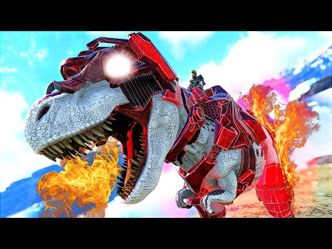 EVOLUÍ 2x O Poderoso Rex e Agora Sou IMORTAL! ADEUS TRIBO RIVAL! ARK PVP GUERRA DINOSSAUROS