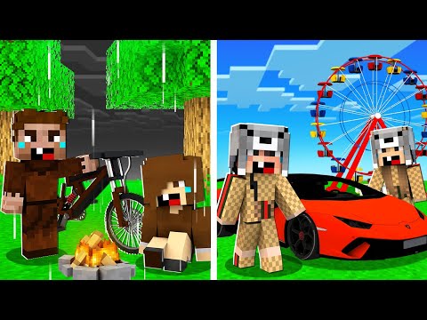 EVSİZ BEBEK AİLE VS MİLYONER BEBEK AİLE 😱 – Minecraft