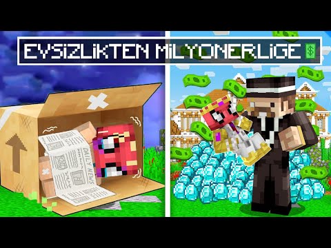 EVSİZ FAKİRİ TRİLYONER SAHİPLENDİ! 💸 – Minecraft