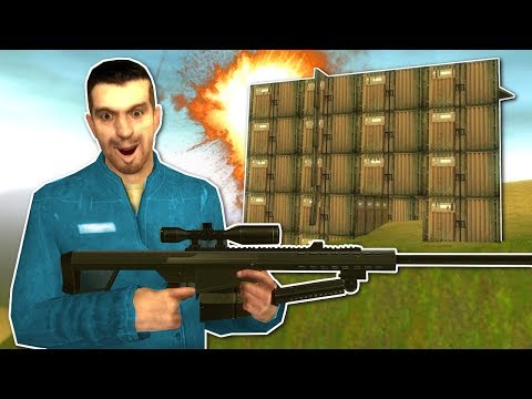 EXPLOSIVE BASE WAR! – Garry's mod Gameplay – Gmod Base building War