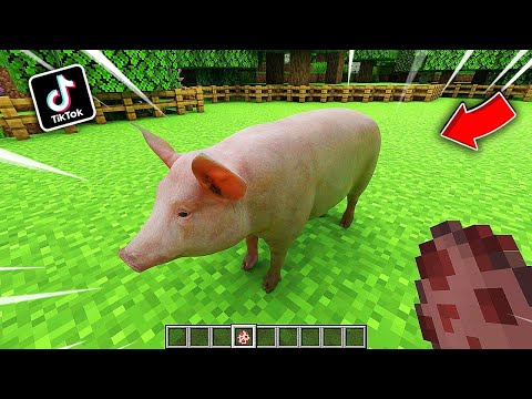 🔥โคตรเจ๋ง!!【"สิ่งที่คุณอาจจะยังไม่รู้ว่าทำได้ในมายคราฟ!! #146"】| (Minecraft Building)