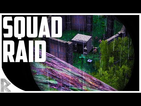 FIRST SQUAD RAID! – Part 1 – Ark Survival Evolved (Ark: The Volcano PVP #13)